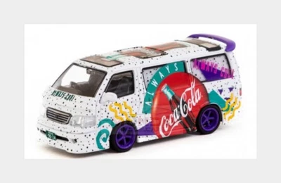 1:64 TARMAC Toyota Hiace Van Custom Van Coca Cola 2018 Various T64-078-CC - Immagine 1 di 2