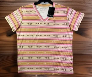 Ariat Women's Laguna S/S Shirt Pink Aztec Paradise Serape Sz. Large #10055133 - Picture 1 of 8