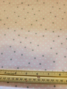 2 Yards rosa geblümter Flanellstoff - Bild 1 von 1