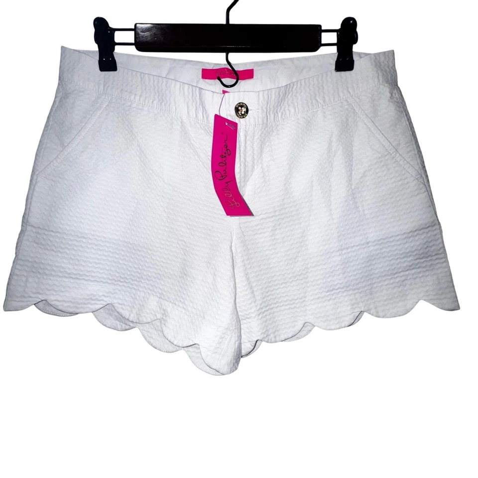Pantalones Cortos Lilly Pulitzer Buttercup Vieira Resort Blanco Talla 8 Nuevos con Etiquetas $70 Foto 1 de 4