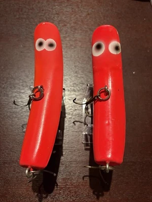 Lot Of 2 K16 USA Rare Pre Rapala Luhr Jensen Kwikfish, Hot For Salmon! - Image 1 of 4