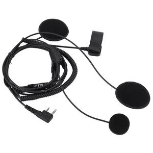 Finger PTT Radio Walkie Talkie Motorcycle Helmet Mic Headset K Head FG - Zdjęcie 1 z 8