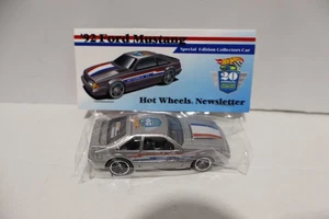 HOT WHEELS 20TH NATIONALS NEWSLETTER '92 FORD MUSTANG - Picture 1 of 3
