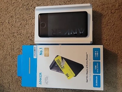 Anker 20,000 mAh 15W 2-Port Portable Charger Battery Power Bank - Image 1 of 2