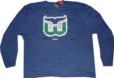 Hartford Whalers Throwback Reebok Crew Oversized Fit Sweatshirt Runs Big New Tag - Image 1 of 3