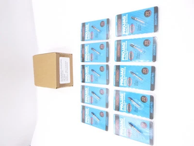 10 Pack AccuPro ProJag .22 Caliber Bore Cleaning Brass Jag With Rubber O-Ring