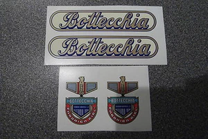 Bottecchia Aufkleber Set für frühe Rahmen. Unberührte Kunstwerke und Druck - Bild 1 von 1