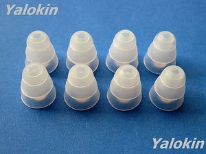 8 große klare dreifache Flansch Ersatz Ohrstöpsel für Shure In Ear Ohrhörer - Bild 1 von 5