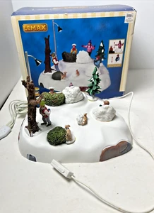 Lemax Village Hide & Seek #94037 Retired + NEW AC 3 Adaptor Works! Video - Picture 1 of 10