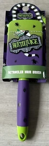 BEETLEJUICE DETANGLER HAIRBRUSH- PADDLE STYLE PURPLE & GREEN BEETLEJUICE DESIGN - Picture 1 of 6
