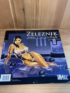 Heavy Metal Magazine John Zeleznik 2006 Pin Up Calendar - Picture 1 of 6
