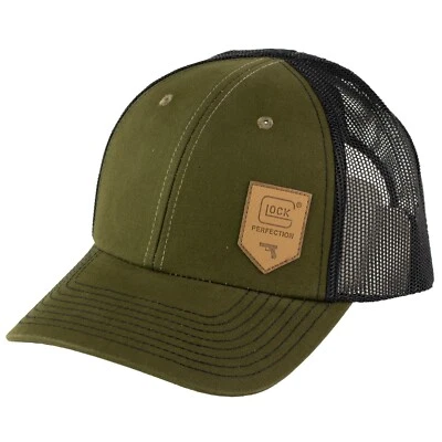 Gorra GLOCK Chino Malla Sombrero Snapback Talla Única Se Adapta a la mayoría Oliva Drab Verde AP95883 Foto 1 de 2