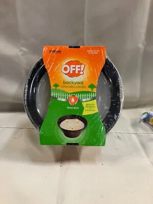 **NEW** Off Backyard Citronella Scented Tabletop Candle - Image 1 of 2