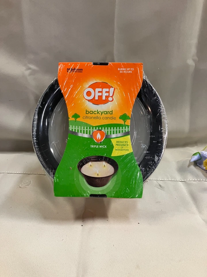 **NEW** Off Backyard Citronella Scented Tabletop Candle - Image 1 of 2