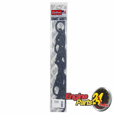 CHEVY 396 427 454 502 EXTRACTOR EXHAUST GASKETS 1.94" ROUND PORT EDELBROCK 7205 - image 1 of 2