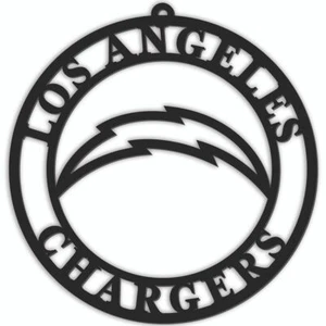 Los Angeles Chargers Sign Door Hanger 16 Inch - Picture 1 of 1