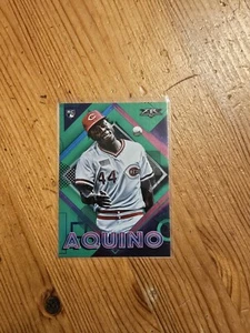 2020 Topps Fire - Green #98 Aristides Aquino /199 (RC) - Picture 1 of 2