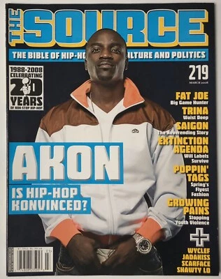 The Source Magazine March 2008 Akon - Image 1 of 2