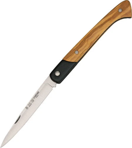 Cuchillo Plegable Nieto Navaja Linea Camping 3.37" Manijas Madera Olivo Foto 1 de 1