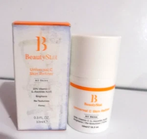 NEW~BeautyStat Universal C Skin Refiner TUTTE LE PELLI (0,3 OZ.) *SCATOLA DANNI* - Foto 1 di 1