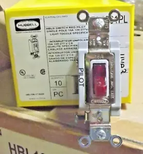 HBL1201PL Red pilot switch Specification Grade - Picture 1 of 6