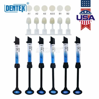 Dentex Dental Universal A1 A2 A3 A3.5 B1 B2 Recambio de Resina Compuesta de Foto - Image 1 of 4