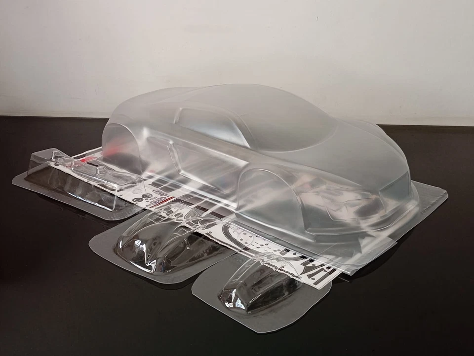 RC Body Sheel 1/8 Audi R8 GTR for Inferno GT2 360mm Wheelbase Clear - Image 1 of 4