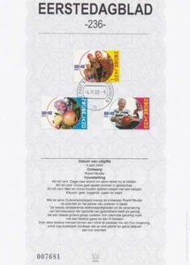 Nederland Eerstedagblad 2000 EDB 236 - Ouderenzegels - Bild 1 von 1
