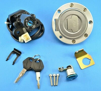 For YAMAHA FZ6R FZ8 YZF R1 YZF R6 Ignition Lock Set Steering, Seat, Gas Cap - Image 1 of 4