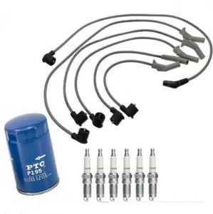 Spark Plug Ignition Wires Plugs 1996-1997 for Ford Mustang V6 3.8L 8pc Kit - Picture 1 of 9