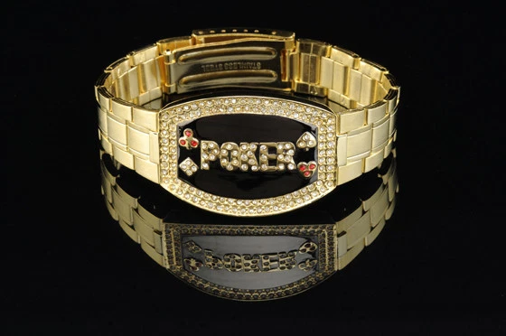 Poker Bracelet Gold Elite - Dark Faceplate NEW for Tournament Winners - Image 1 of 1