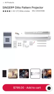 SINGER® Ditto Pattern Projector - Picture 1 of 8