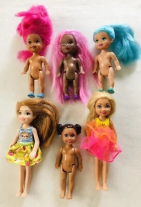 Lot Of 6 Little Dolls Zuru Sparkle Girlz Little Friends Barbie Collection 4 Inch - Picture 1 of 10