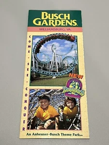 Vintage 1994 Busch Gardens Williamsburg Virginia Travel Brochure Dragons - Picture 1 of 4