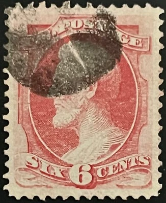 #148 Used,  1870 6¢ Lincoln Choice w/Grade XF 90 - 2023 Crowe Cert SMQ XF $325 - Image 1 of 3