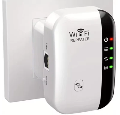 WLAN Repeater Router Range WIFI Signal Verstärker Access Point Booster 300 Mbps - Bild 1 von 4