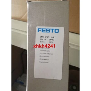 New Festo MFH-5/3E-1/8-B 30483 Solenoid Valve Expedited Shipping - Picture 1 of 3