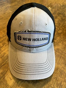 NWT NEW HOLLAND two tone cap hat. Adjustable Z6 - Picture 1 of 3