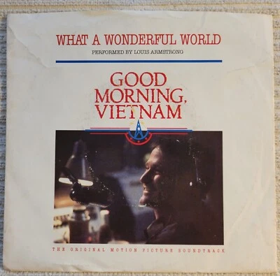 Louis Armstrong / Wayne Fontana "What A Wonderful World / Game Of Love" VG+ / VG Foto 1 de 4