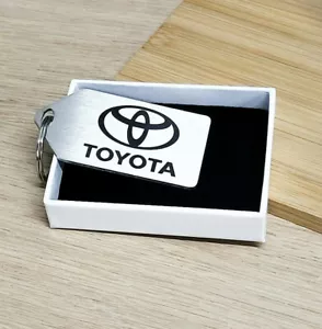 Toyota Style Keyring, Toyota Key Chain, Stainless Steel and Laser Etched - Picture 1 of 2