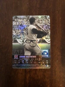 2004 MLB Showdown Eddie Mathews Cooperstown Collection FOIL #123 Braves - Picture 1 of 2