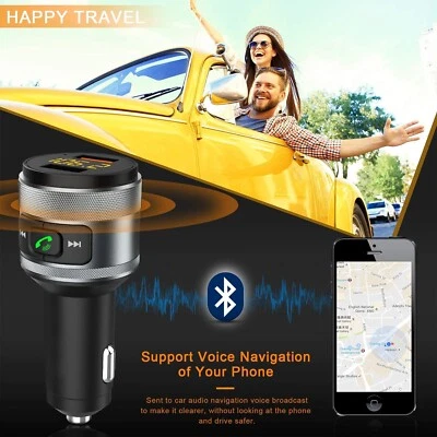 Bluetooth 5.3 FM Transmitter für Auto, 3.0 Wireless Bluetooth FM Radio Adapter - Bild 1 von 4