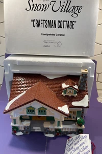 Dept 56 Original Snow Village - Craftsman Cottage - Lighted with Box Retired - Picture 1 of 4