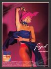 Fogal Montego Bay 177 Colored Pantyhose Sexy Dancer 1980s Print Ad 1984