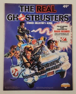 1986 GHOSTBUSTERS Diamond MINTY UNUSED STICKER CARD ALBUM + MAGIC DECODER Ghost - Picture 1 of 5