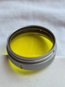 Original Leica Summarit Yellow (Y1) Filter Germany Chrome Slip-On - Picture 1 of 3