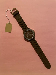 Ladies Quartz Calendar Watch FMDCT411A 223 Stainless Steel Back Soft Brown Band - Picture 1 of 3