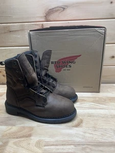 Stivali da lavoro uomo Red Wing 4435 taglia 9,5 EE punta acciaio protezione metatarsale senza solette* - Foto 1 di 9