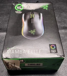 New Sealed Razer Mamba Elite Gaming Mouse 5G True 16,000 DPI **Damaged Box** - Picture 1 of 3
