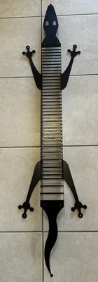 Rare Lizard Shaped CD Metal Storage Rack Wall Hanger 37" Tall Hold 46 CDs - Image 1 of 4